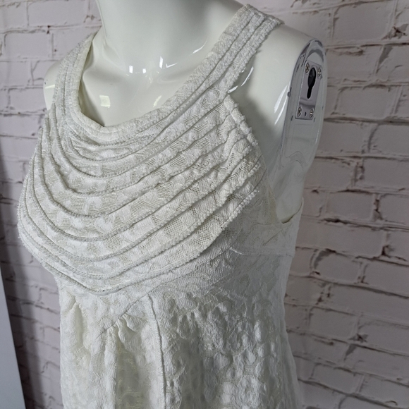 Free People White Lace Tank Top - Picture 3 of 10